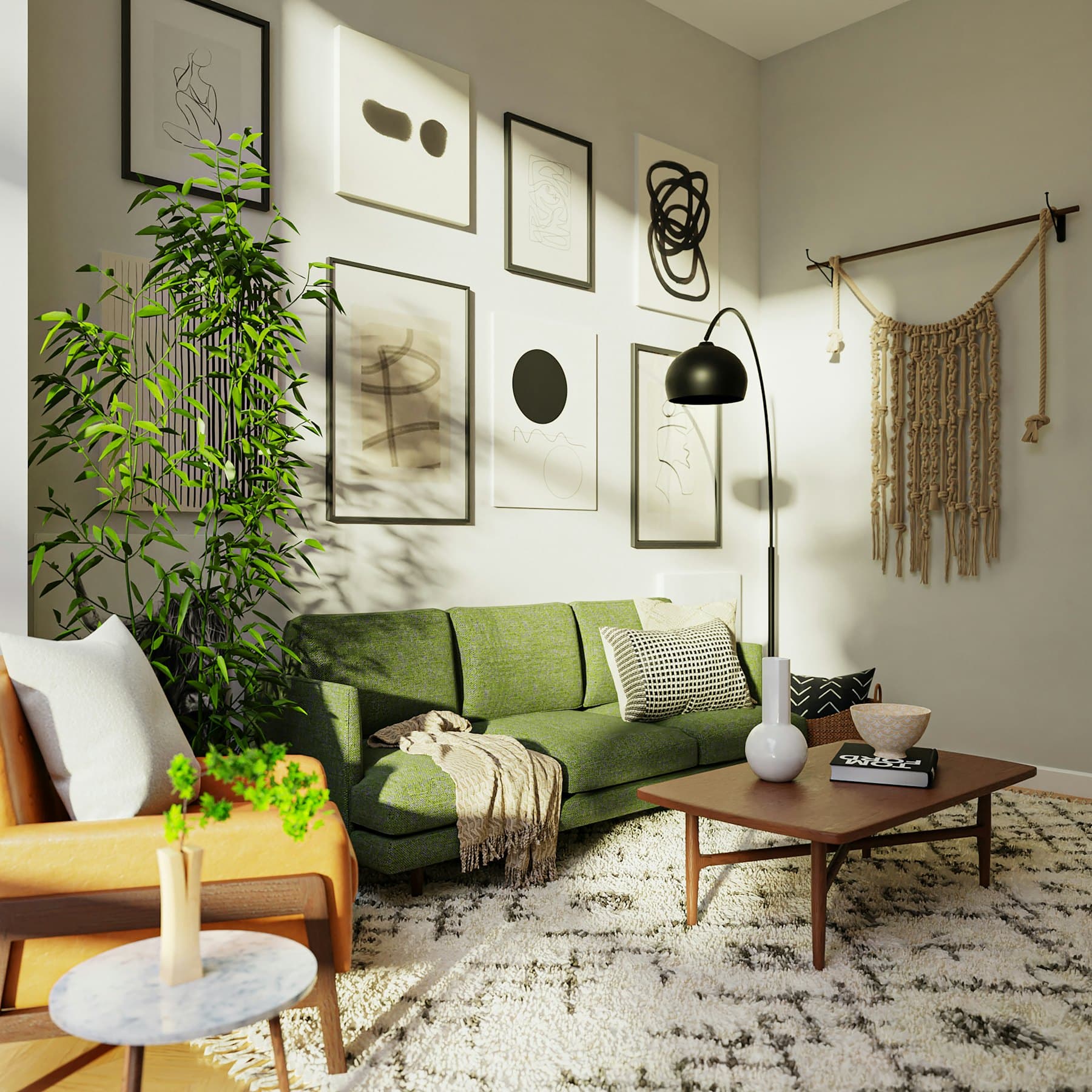 A comfortable common living room